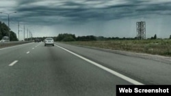 Башня для ЗРК "Панцирь" у окружной дороги в Подмосковье