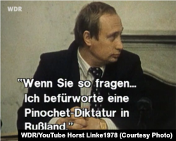 "Если так ставить вопрос, я поддерживаю диктатуру Пиночета в России"
