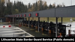 КПП на границе Беларуси и Литвы